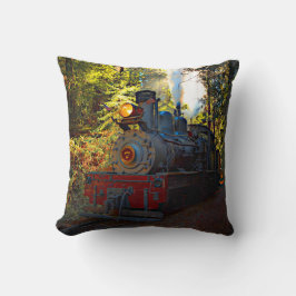 Steam Train Engine 7 Locomotive Railroad Kussen