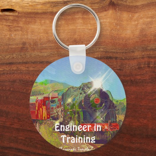 Steam Train Enthusiasts Sleutelketens Sleutelhanger (Voorkant)