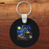 Steam Train Graphic For Men Boys Locomotive  Sleutelhanger (Voorkant)