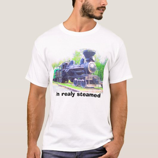 Steam Train, ik ben echt gestoomd T-shirt (Voorkant)