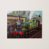 Steam Train Jigzaag Legpuzzel (Horizontaal)