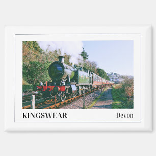 Steam Train, Kingswear, Devon, Verenigd Koninkrijk Magneet