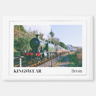 Steam Train, Kingswear, Devon, Verenigd Koninkrijk Magneet