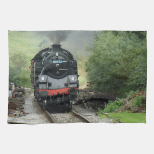 Steam Train Kitchen Towel Theedoek