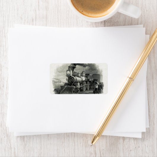 Steam Train Label (Insitu)