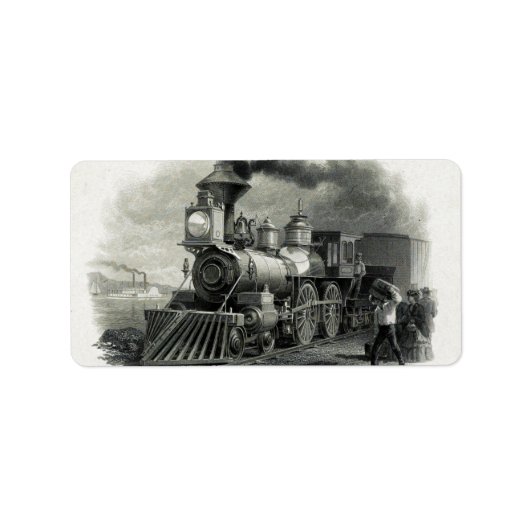 Steam Train Label (Voorkant)