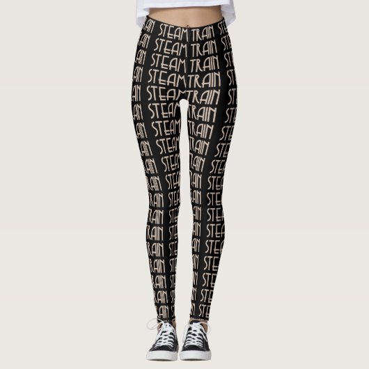 Steam Train Leggings vrouwen (Voorkant)