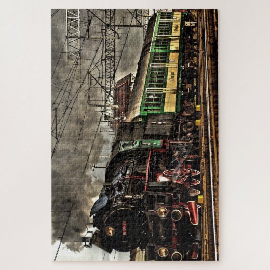 Steam Train Locomotive #03 Jigzaag Puzzle 1014 pc. Legpuzzel (Verticaal)