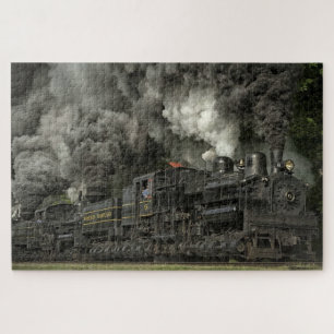 Steam Train Locomotive #05 Jigzaag Puzzle 1014 pc. Legpuzzel