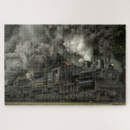 Steam Train Locomotive #05 Jigzaag Puzzle 1014 pc. Legpuzzel (Horizontaal)