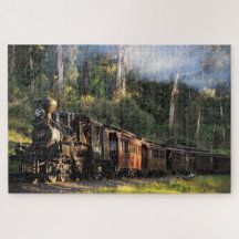 Steam Train Locomotive #17 Jigzaag Puzzle 1014 pc.