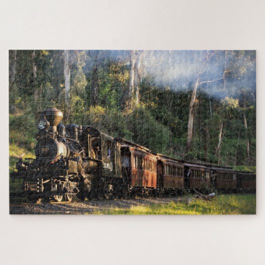 Steam Train Locomotive #17 Jigzaag Puzzle 1014 pc. Legpuzzel (Horizontaal)