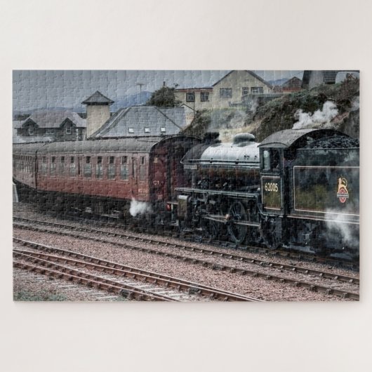 Steam Train Locomotive #18 Jigzaag Puzzle 1014 pc. Legpuzzel (Horizontaal)