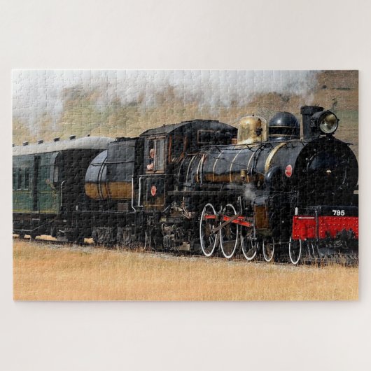 Steam Train Locomotive #25 Jigzaag Puzzle 1014 pc. Legpuzzel (Horizontaal)