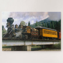Steam Train Locomotive #27 Jigzaag Puzzle 1014 pc.