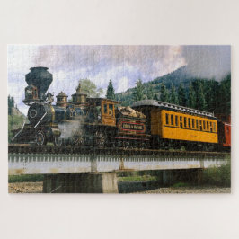 Steam Train Locomotive #27 Jigzaag Puzzle 1014 pc. Legpuzzel