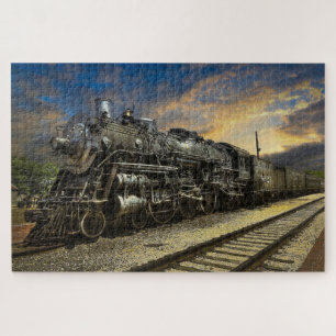 Steam Train Locomotive #29 Jigzaag Puzzle 1014 pc. Legpuzzel