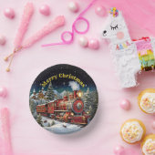 Steam Train Man's kerstfeest Papieren Kommen (Feest)