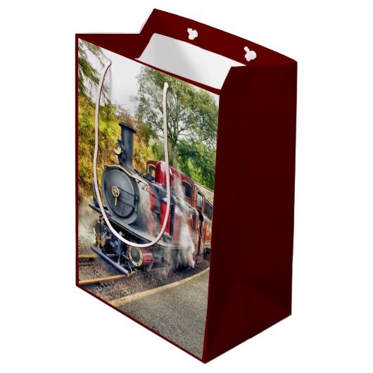 STEAM TRAIN MEDIUM CADEAUZAKJE (Achterkant Gekanteld)
