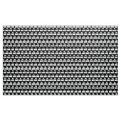 Steam Train Pattern — White on Black Stof (Yard (91,4 cm))