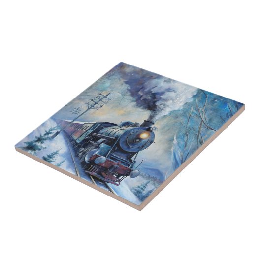 Steam Train Tegeltje (Zijkant)