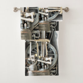 STEAM TRAINS BAD HANDDOEK