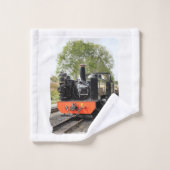 STEAM TRAINS BAD HANDDOEK (Wasdoekje)