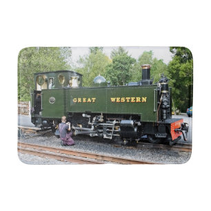STEAM TRAINS BADMAT