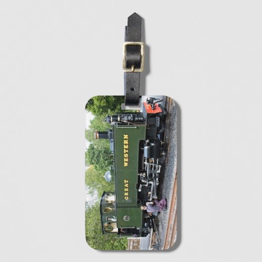 STEAM TRAINS BAGAGELABEL (Voorkant (verticaal))