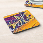 STEAM TRAINS BIER ONDERZETTER (Linkerzijde)