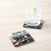 STEAM TRAINS BIER ONDERZETTER (Rechterzijde)