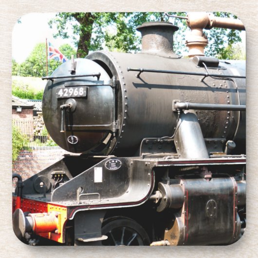 STEAM TRAINS BIER ONDERZETTER (Voorkant)