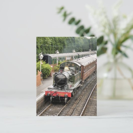 STEAM TRAINS BRIEFKAART (Staand voorkant)