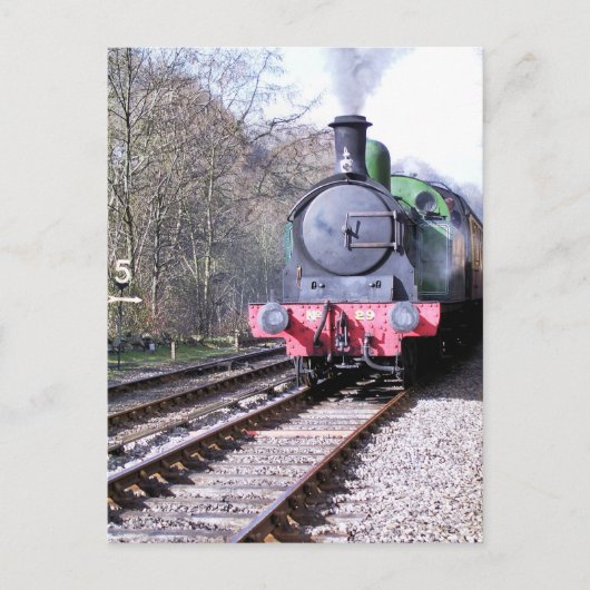 STEAM TRAINS BRIEFKAART (Voorkant)