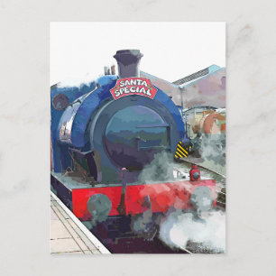 STEAM TRAINS BRIEFKAART