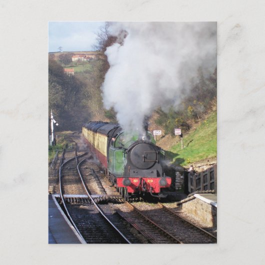 STEAM TRAINS BRIEFKAART (Voorkant)