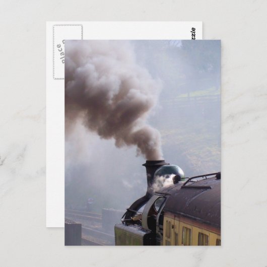 STEAM TRAINS BRIEFKAART (Voorkant / Achterkant)