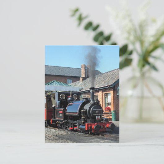 STEAM TRAINS BRIEFKAART (Staand voorkant)