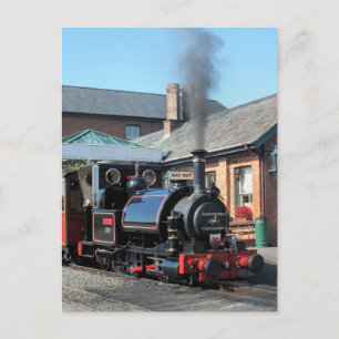 STEAM TRAINS BRIEFKAART