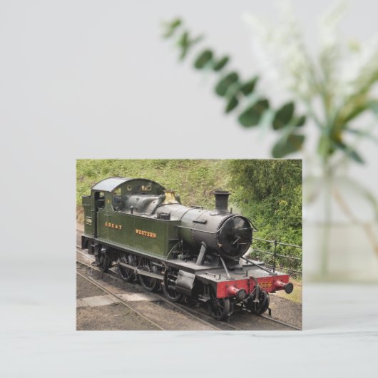 STEAM TRAINS BRIEFKAART (Staand voorkant)