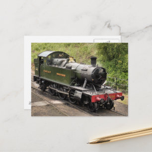 STEAM TRAINS BRIEFKAART