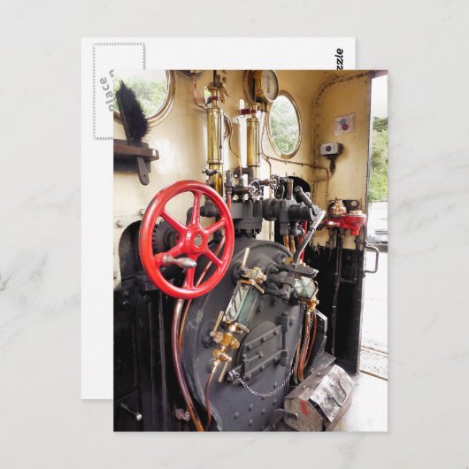 STEAM TRAINS BRIEFKAART (Voorkant / Achterkant)