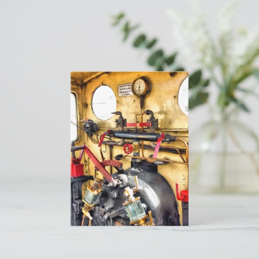 STEAM TRAINS BRIEFKAART (Staand voorkant)