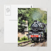 STEAM TRAINS BRIEFKAART (Voorkant / Achterkant)