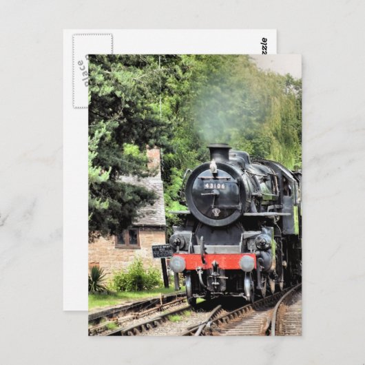STEAM TRAINS BRIEFKAART (Voorkant / Achterkant)