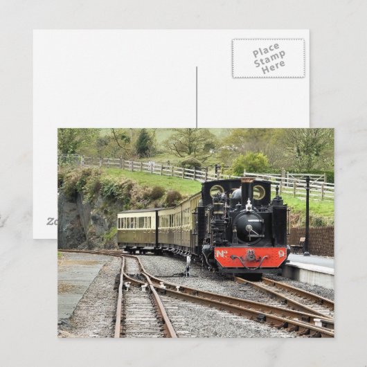 STEAM TRAINS BRIEFKAART (Voorkant / Achterkant)