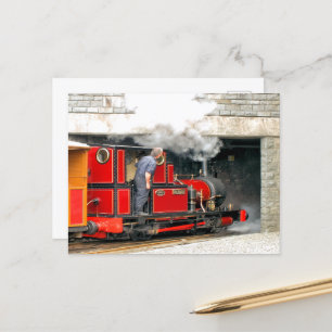 STEAM TRAINS BRIEFKAART
