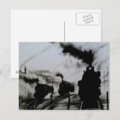 Steam-Trains Briefkaart (Voorkant / Achterkant)