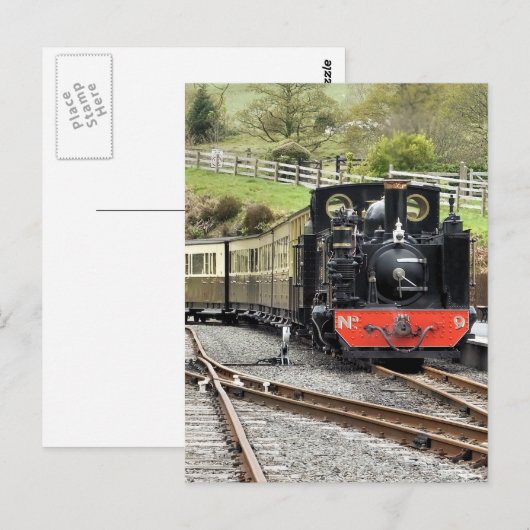 STEAM TRAINS BRIEFKAART (Voorkant / Achterkant)
