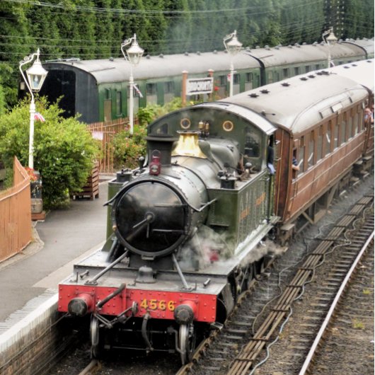 STEAM TRAINS BRIEFKAART